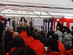 安全祈願祭風景